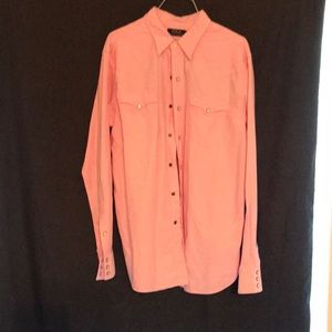 Men’s button down long sleeve shirt